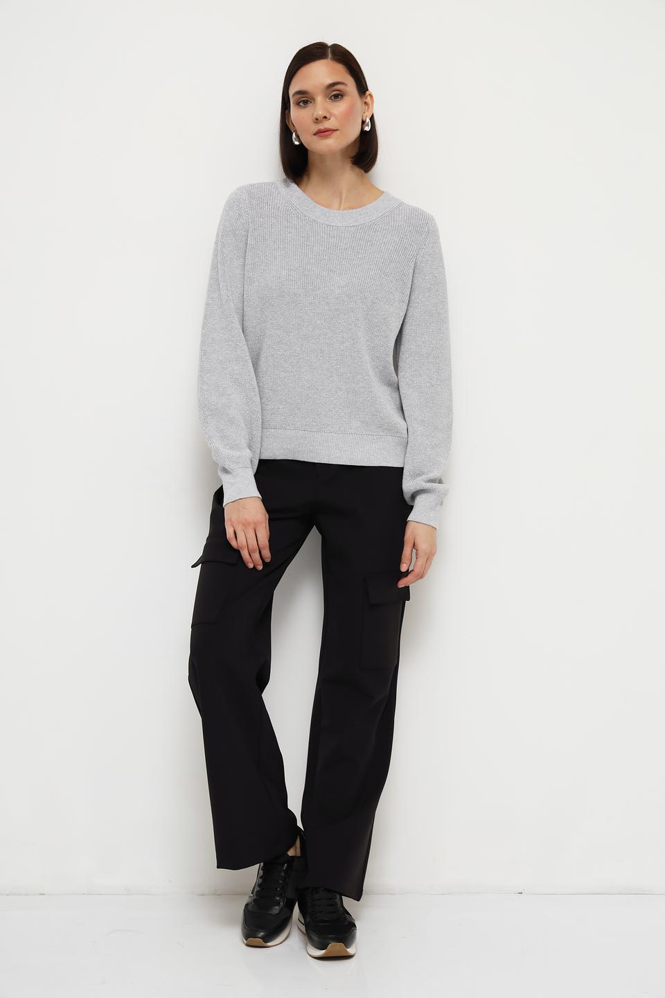 Пуловер Monari серый меланж