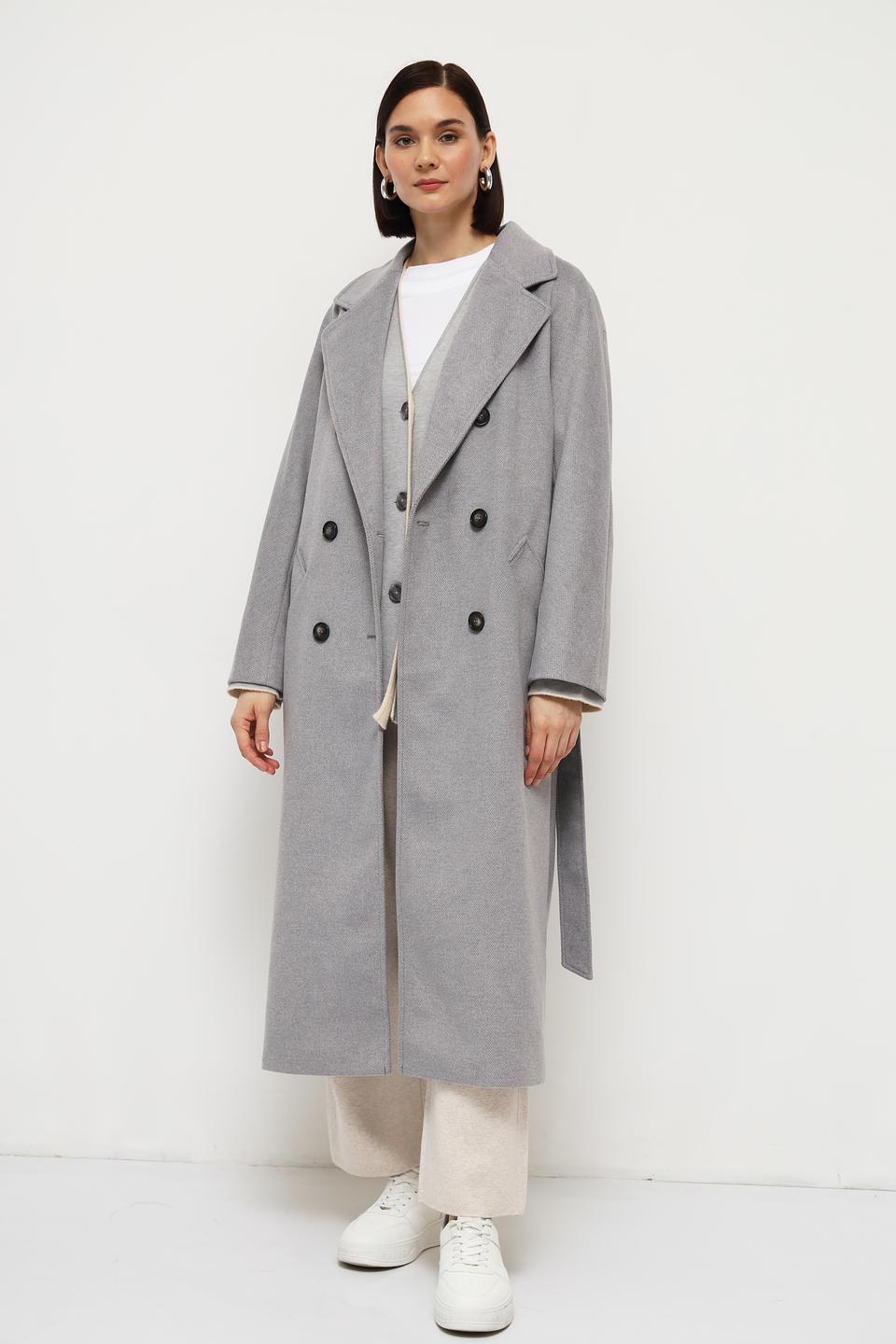 Пальто Electra style серое