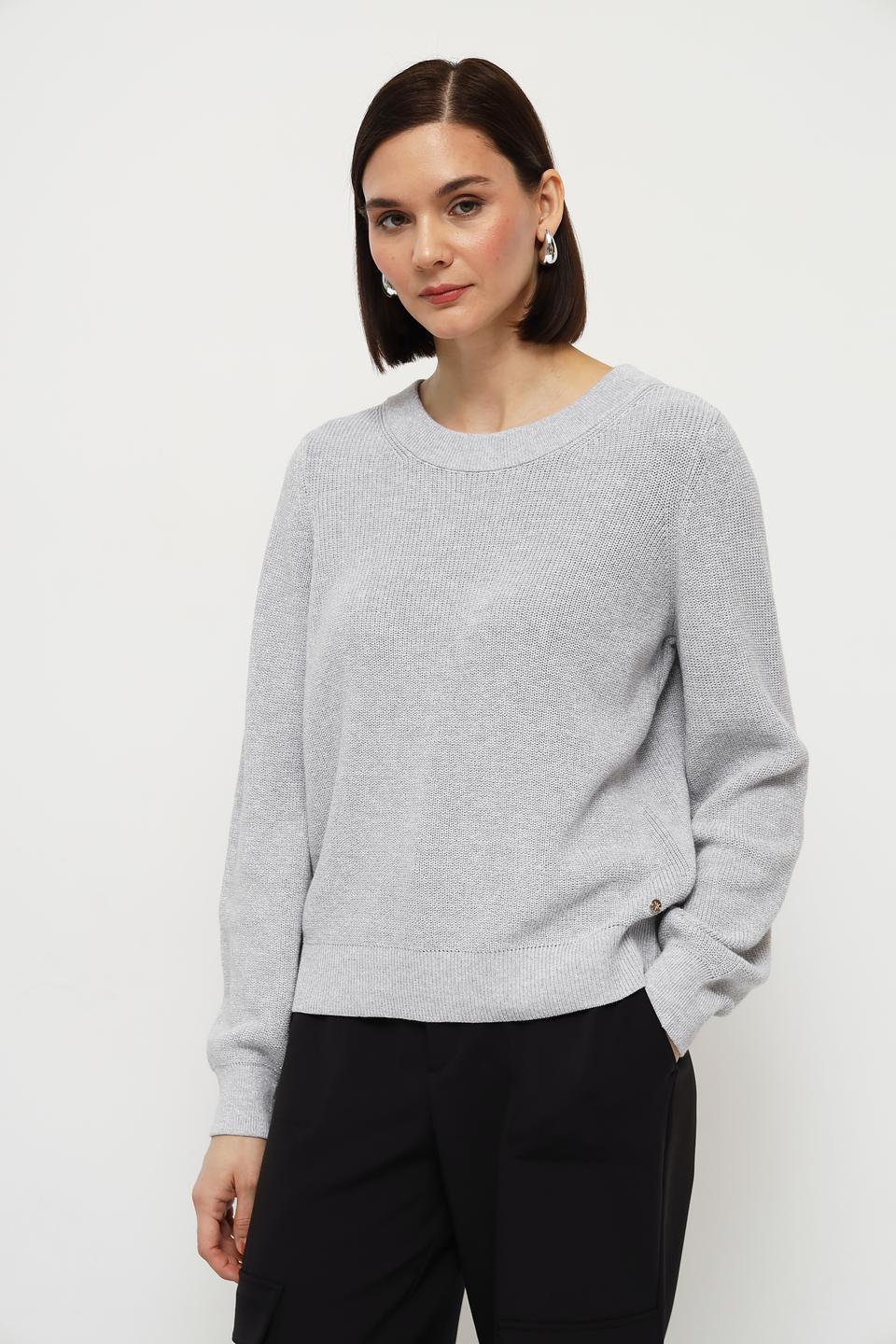 Пуловер Monari серый меланж