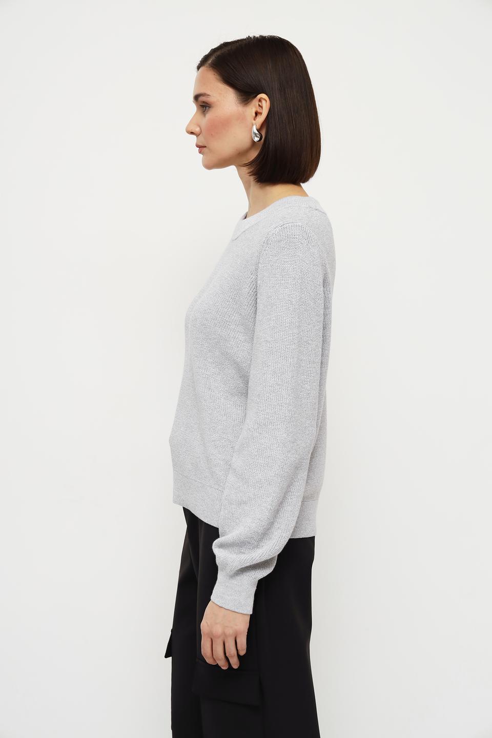 Пуловер Monari серый меланж