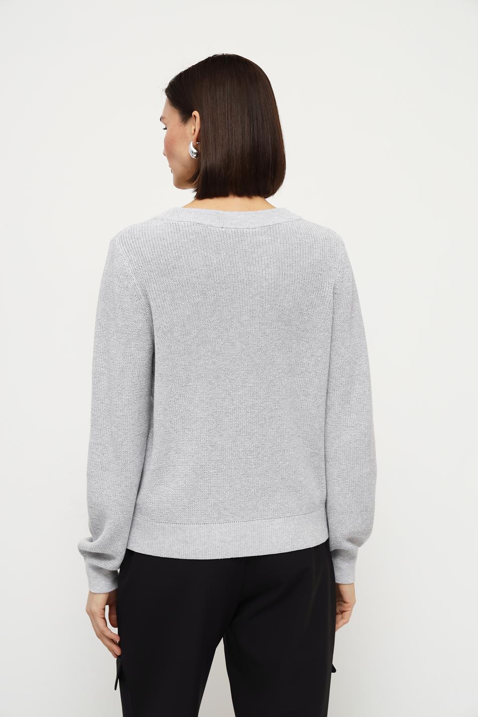 Пуловер Monari серый меланж