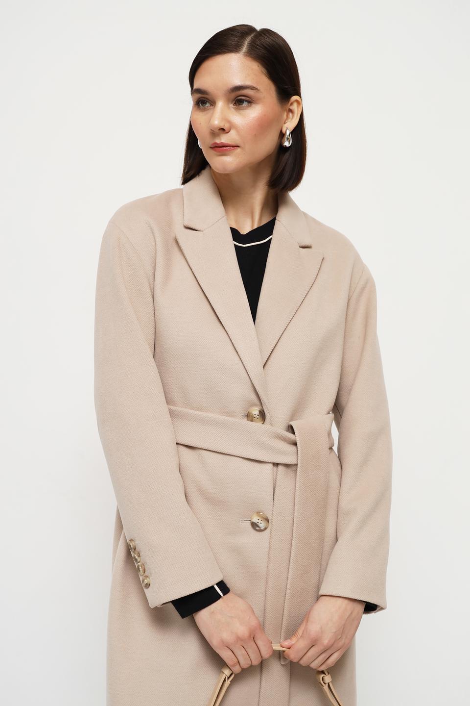 Пальто Electra style бежевое