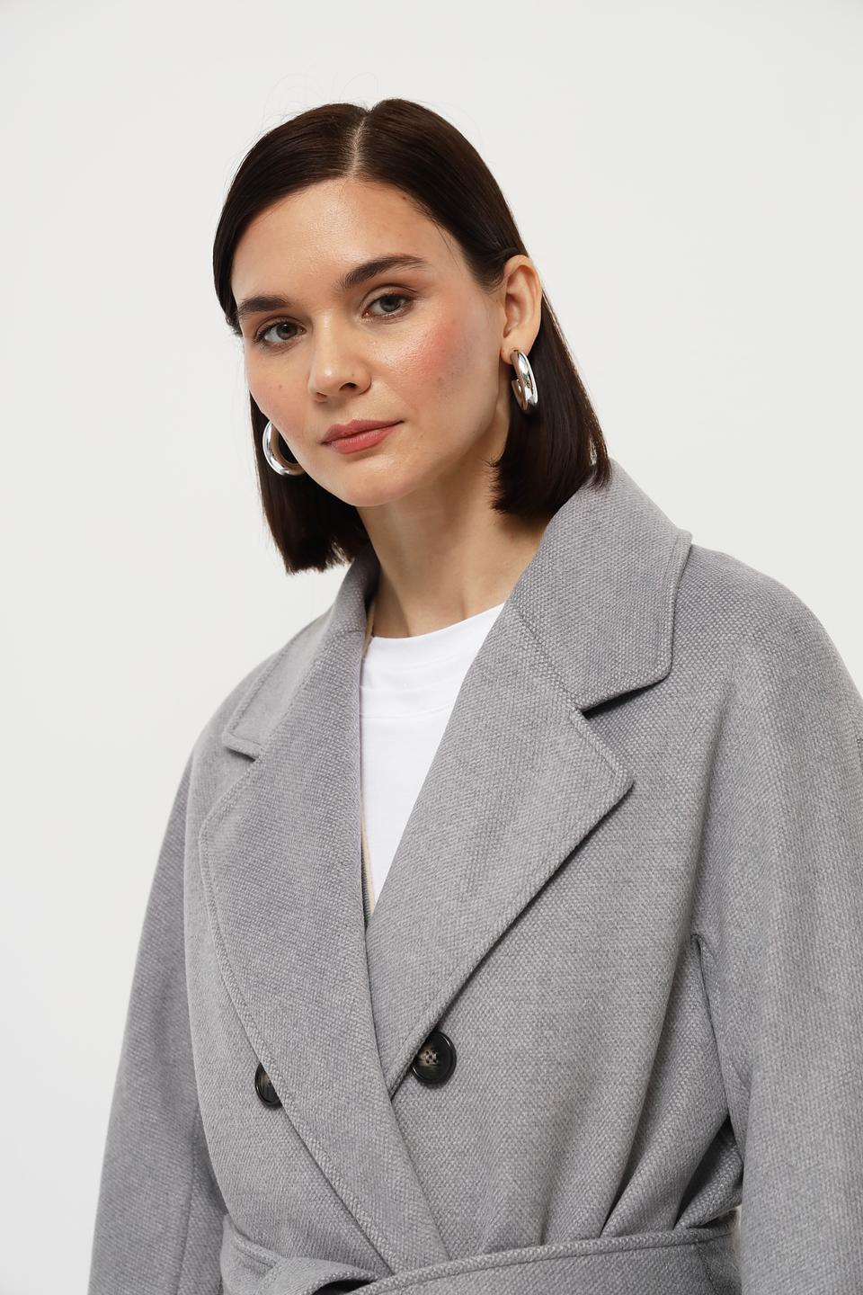 Пальто Electra style серое