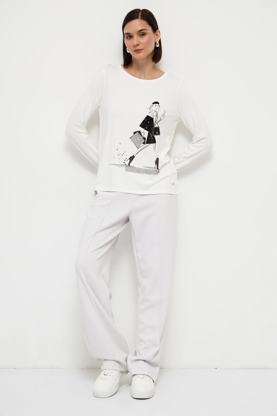 Лонгслив Monari с принтом