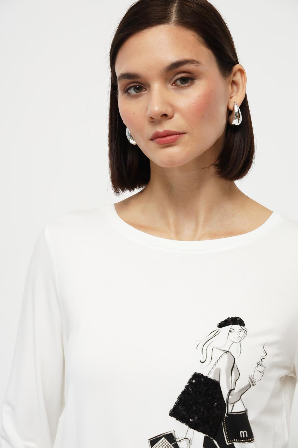 Лонгслив Monari с принтом