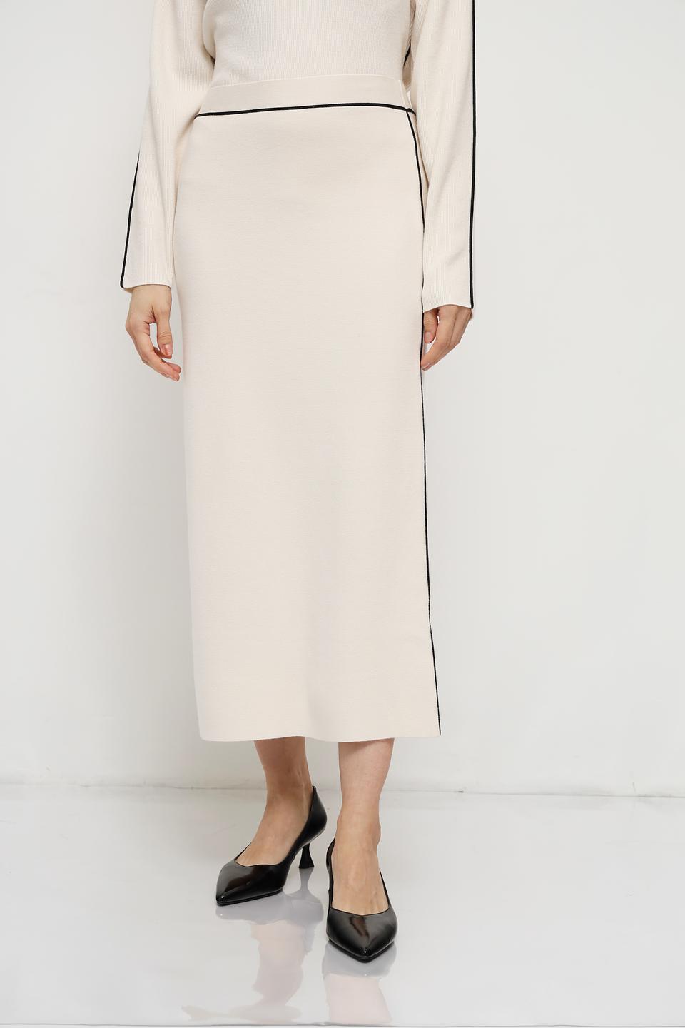 Юбка Oui миди с полоской