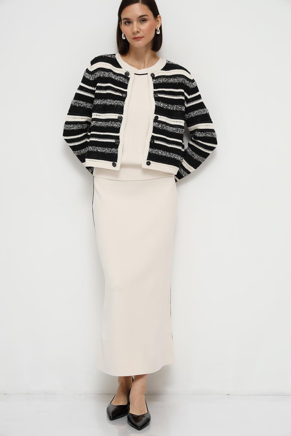 Жакет Oui в полоску