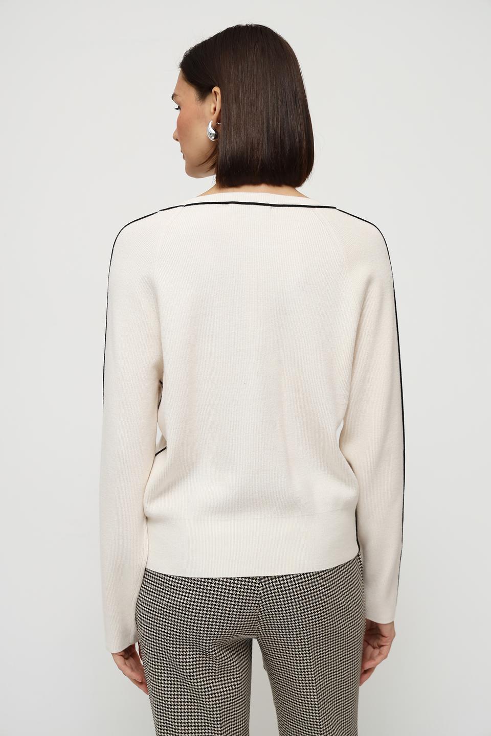 Пуловер Oui с полоской