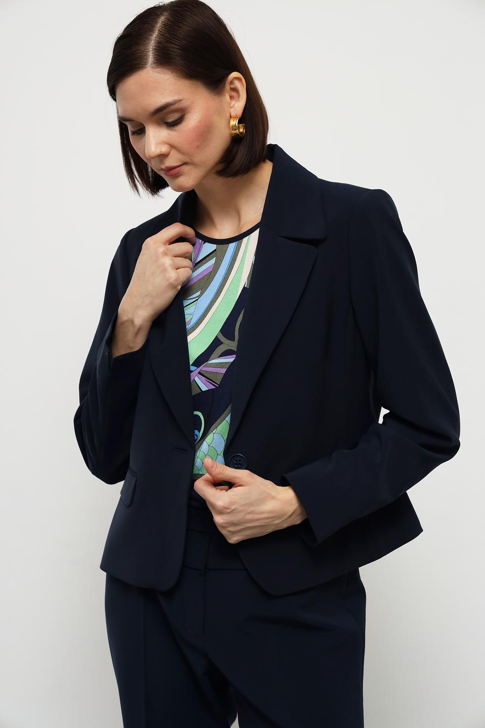 Жакет Bianca приталенный тёмно-синий