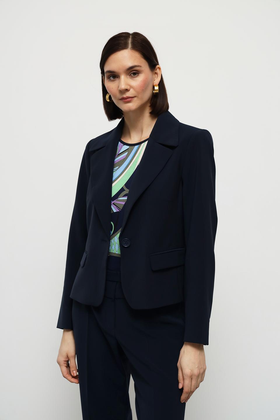 Жакет Bianca приталенный тёмно-синий