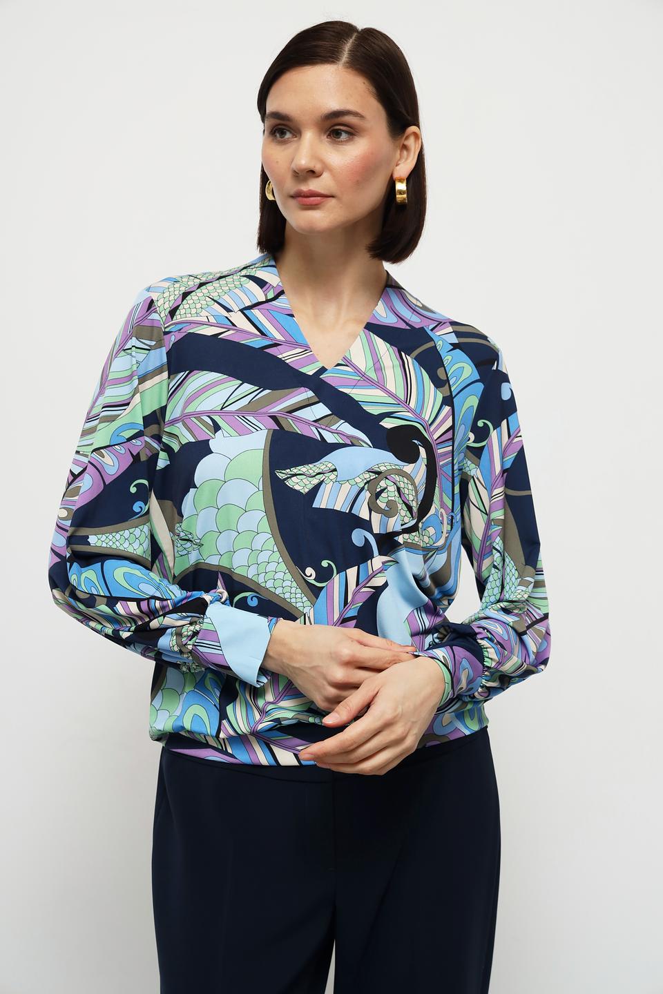 Блуза Bianca с принтом