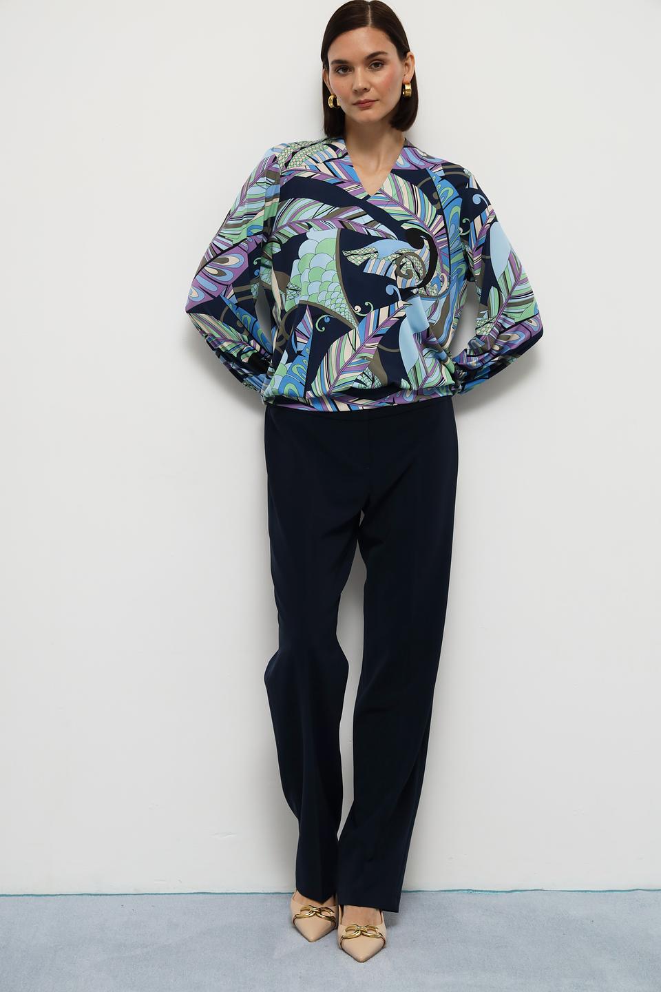 Блуза Bianca с принтом