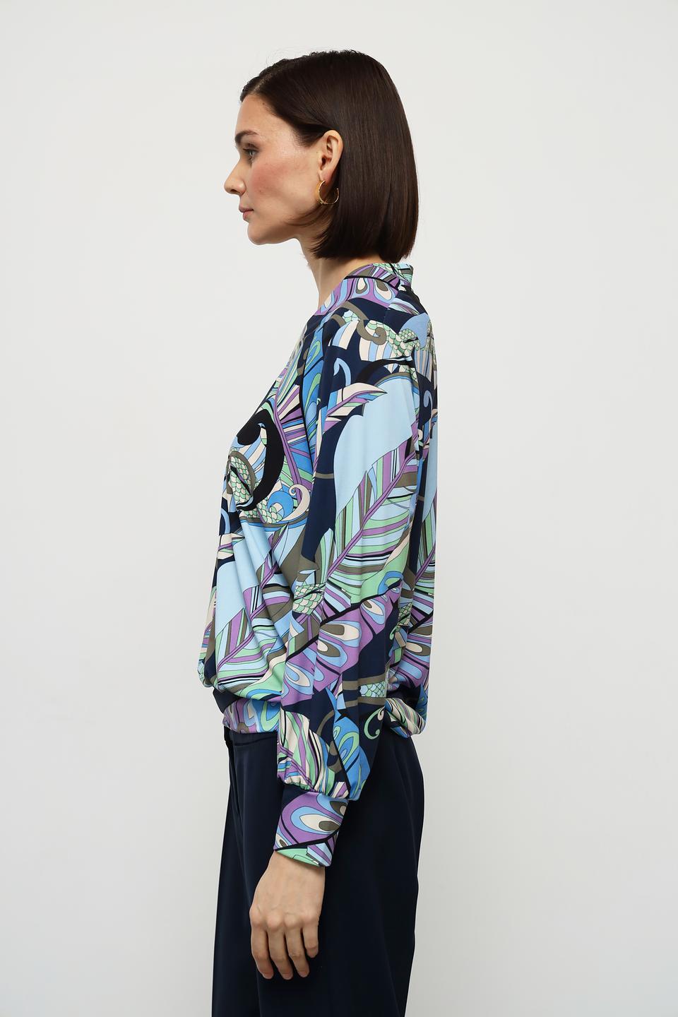 Блуза Bianca с принтом