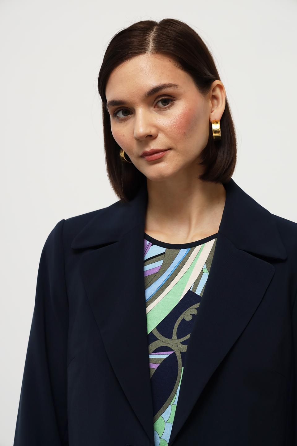 Жакет Bianca приталенный тёмно-синий