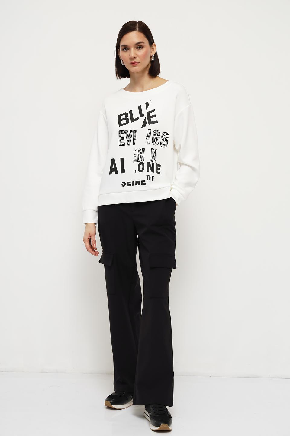 Пуловер Monari с принтом