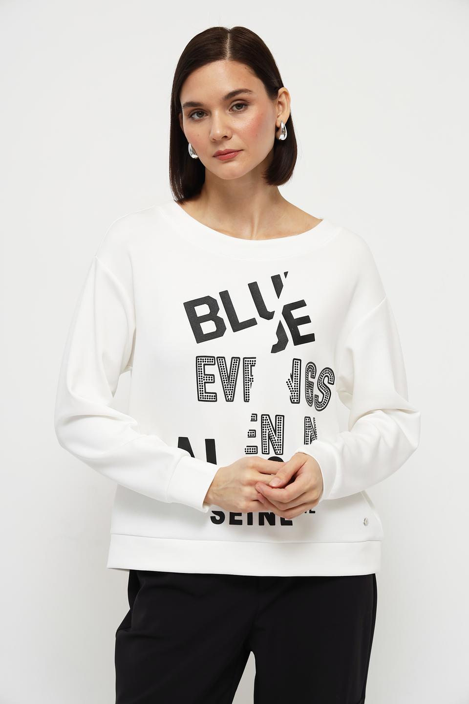 Пуловер Monari с принтом