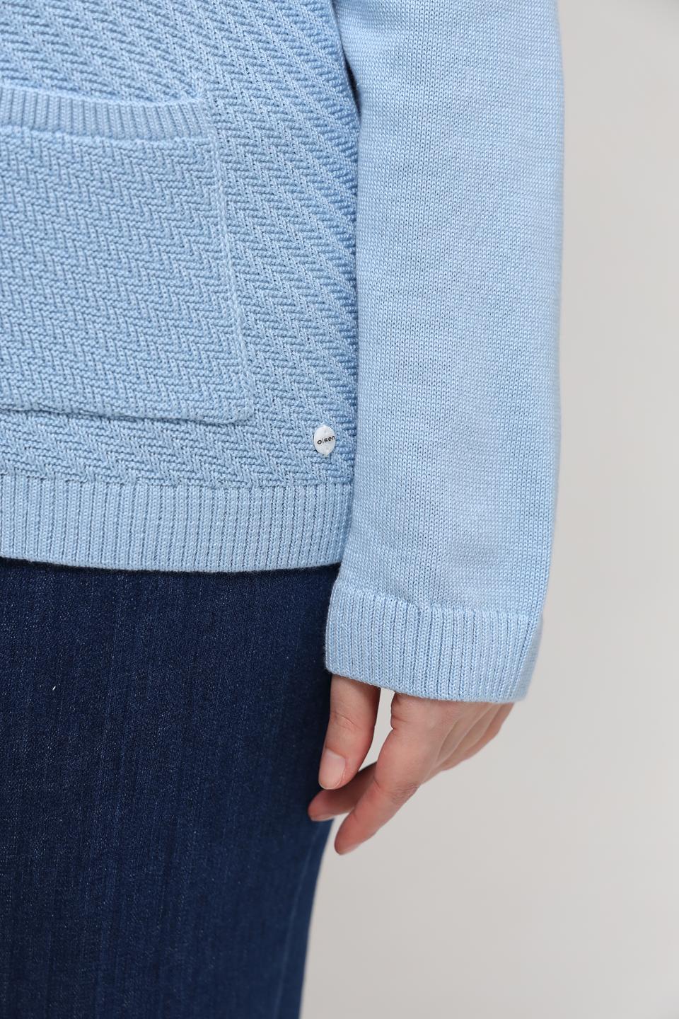 Жакет Olsen на молнии голубой