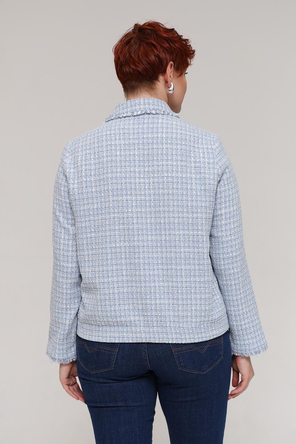 Жакет на молнии Olsen в клетку