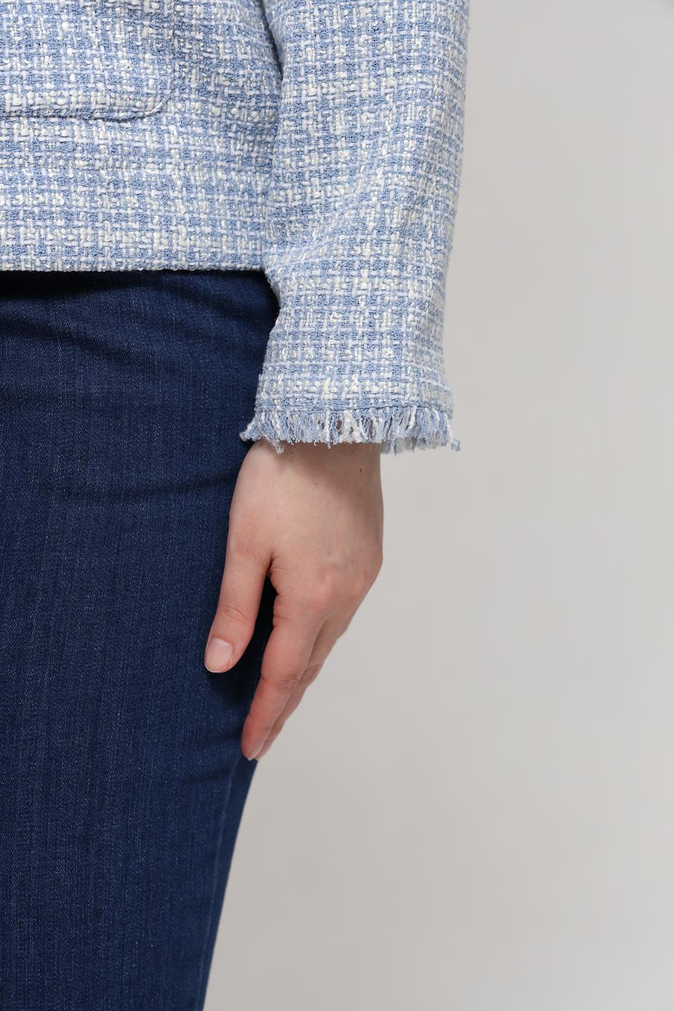 Жакет на молнии Olsen в клетку