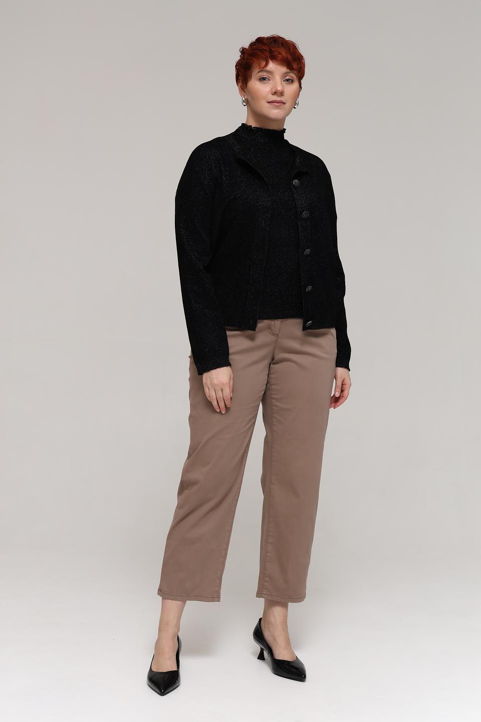 Жакет Marc Cain с блестками чёрный