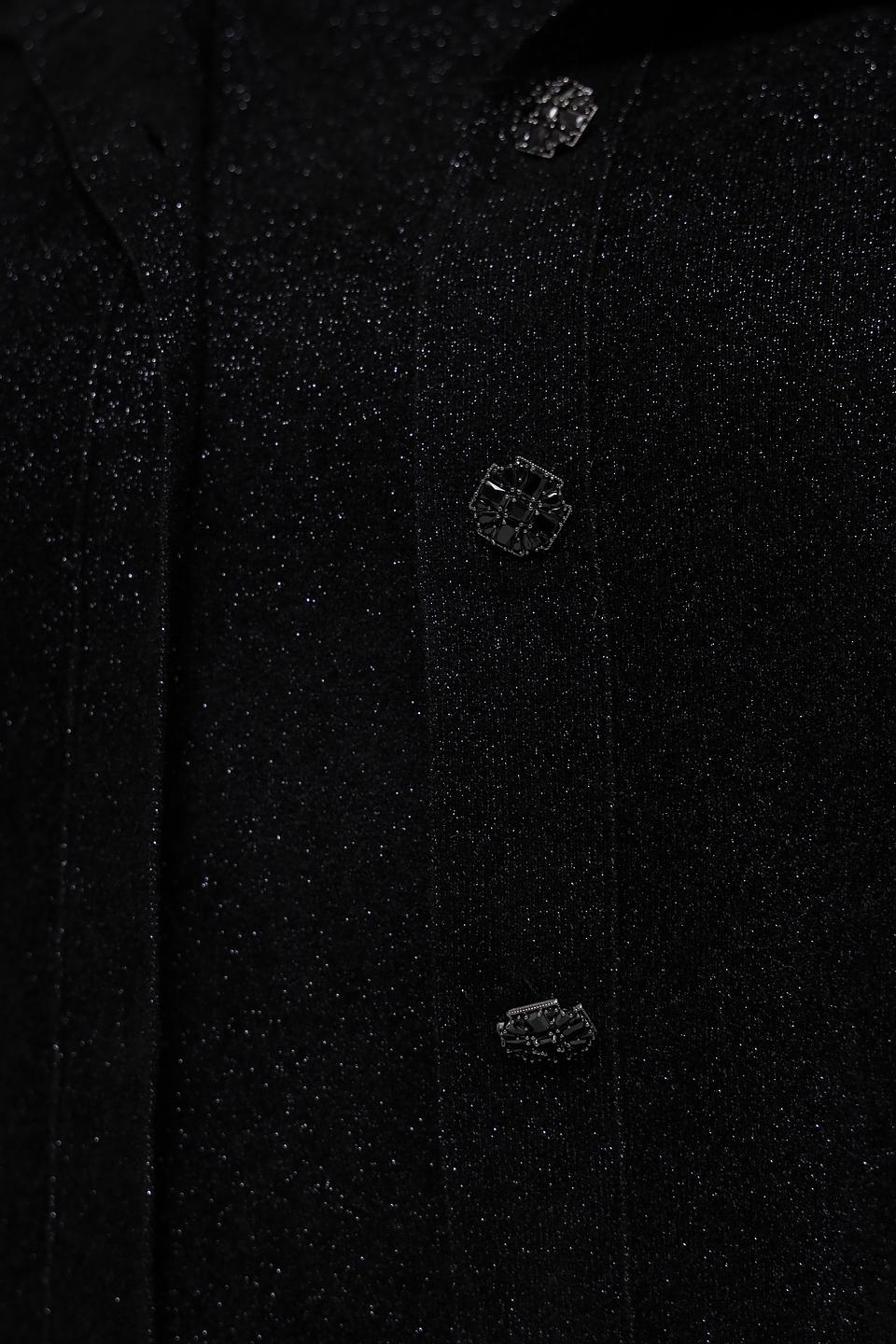 Жакет Marc Cain с блестками чёрный