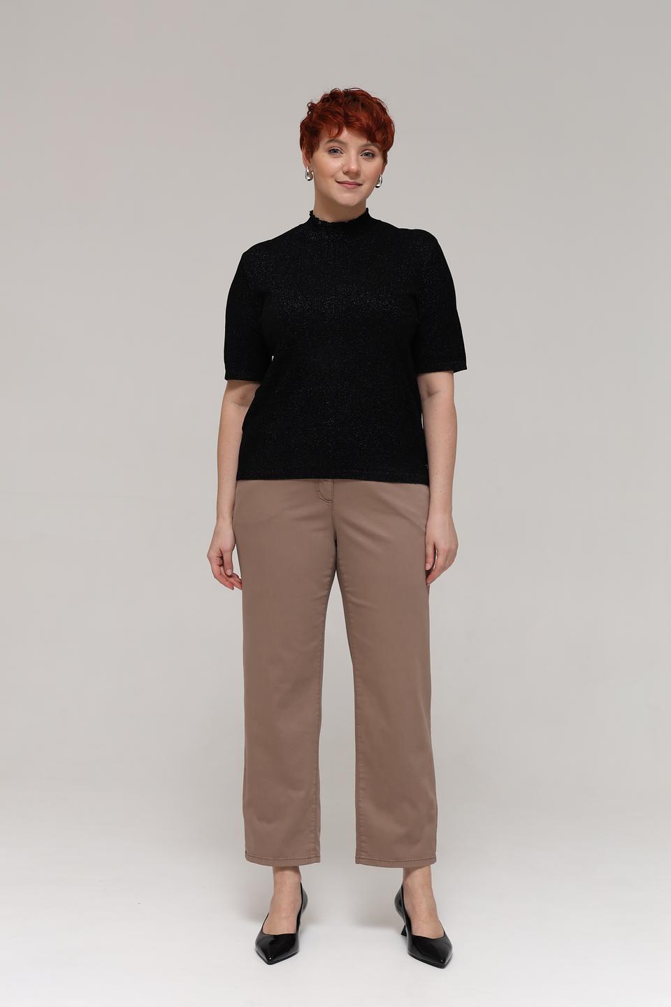 Пуловер Marc Cain с пайетками чёрный