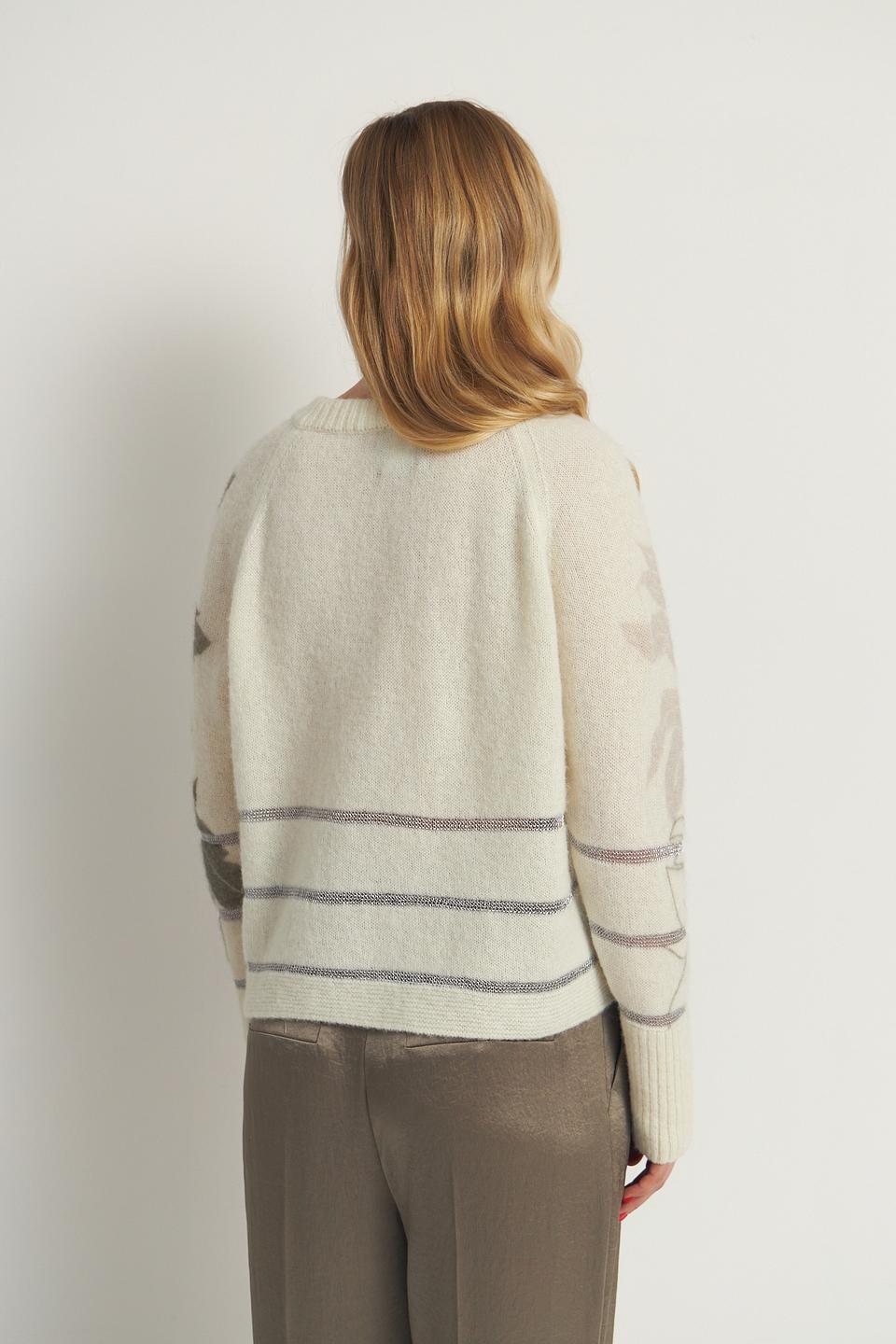 Пуловер Marc Cain с цветочным принтом