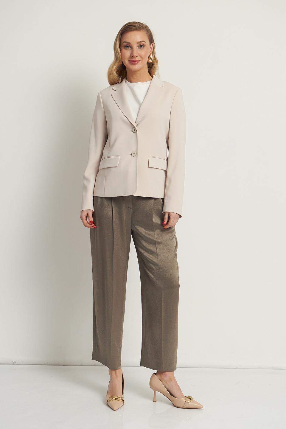 Брюки Marc Cain палаццо оливковые