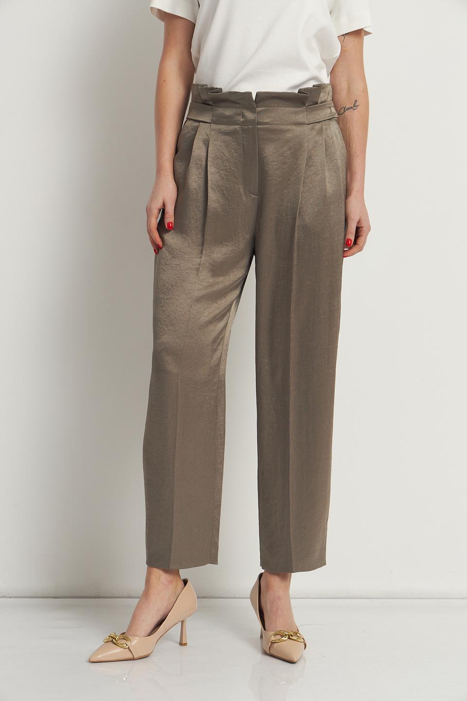 Брюки Marc Cain палаццо оливковые