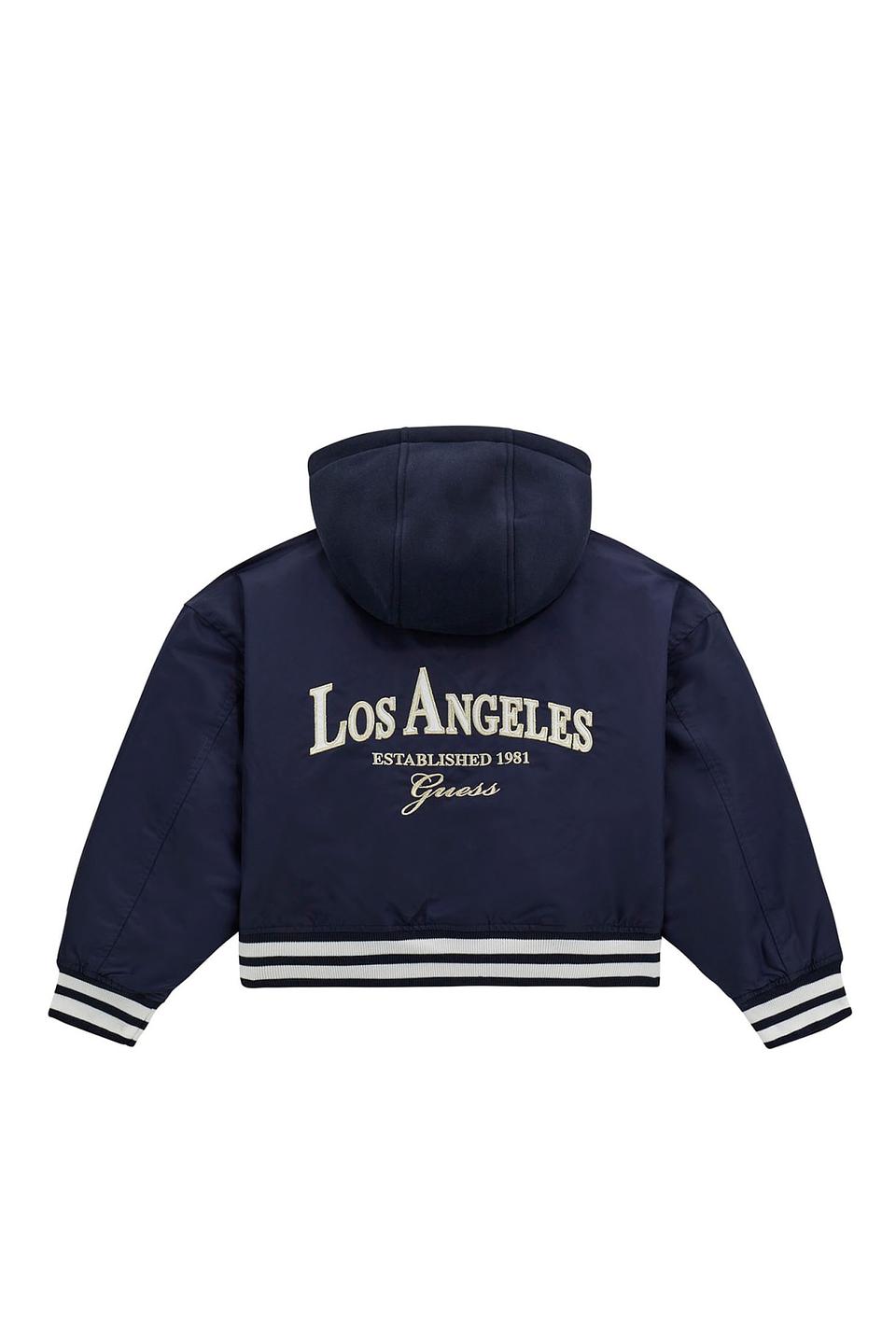 Куртка Guess дев. синяя с логотипом