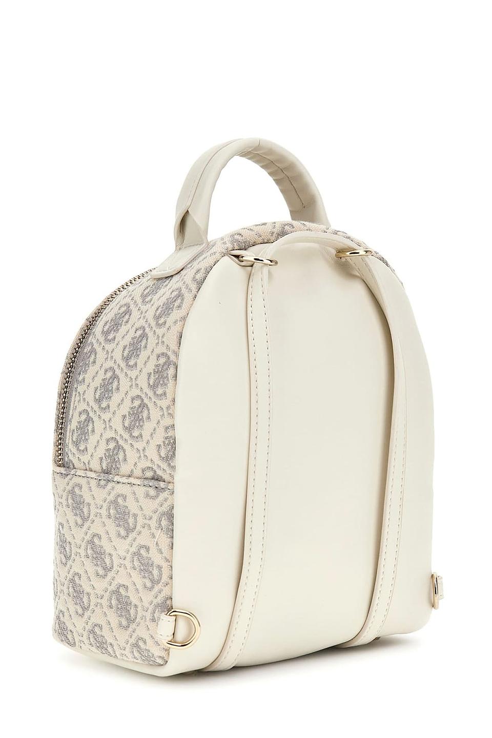 Рюкзак Guess дев. с логотипом кремовый