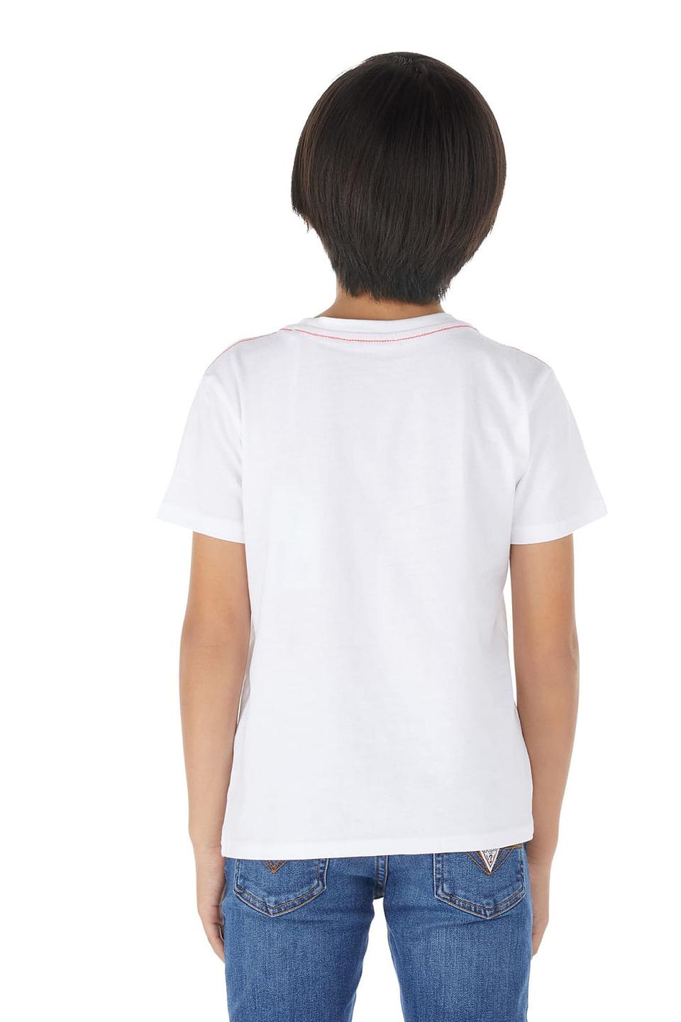 Футболка Guess детский белый с логотипом