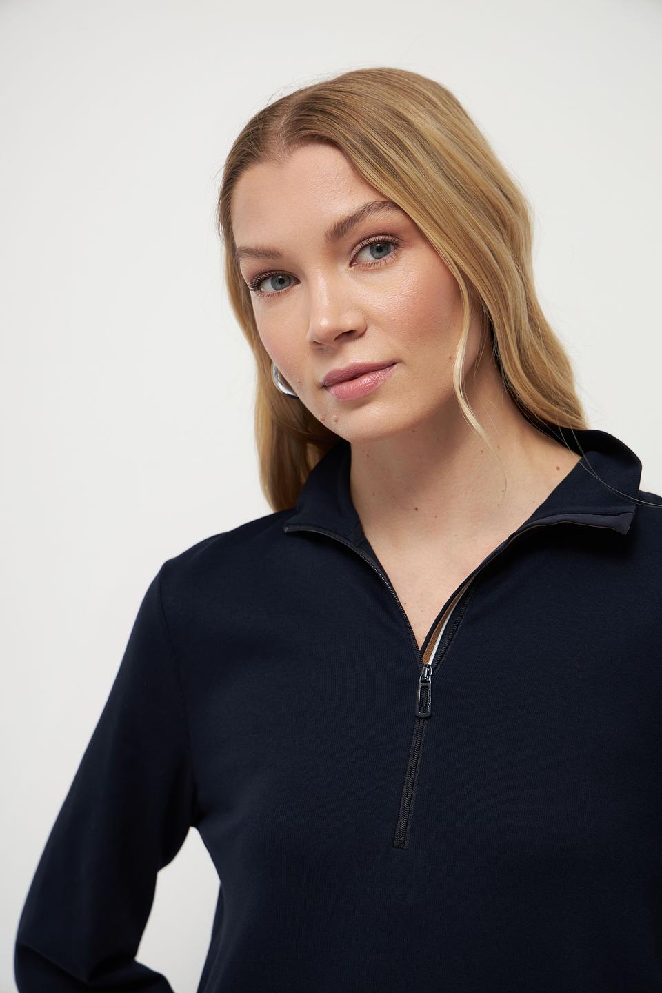 Платье Marc Cain плиссе тёмно-синее