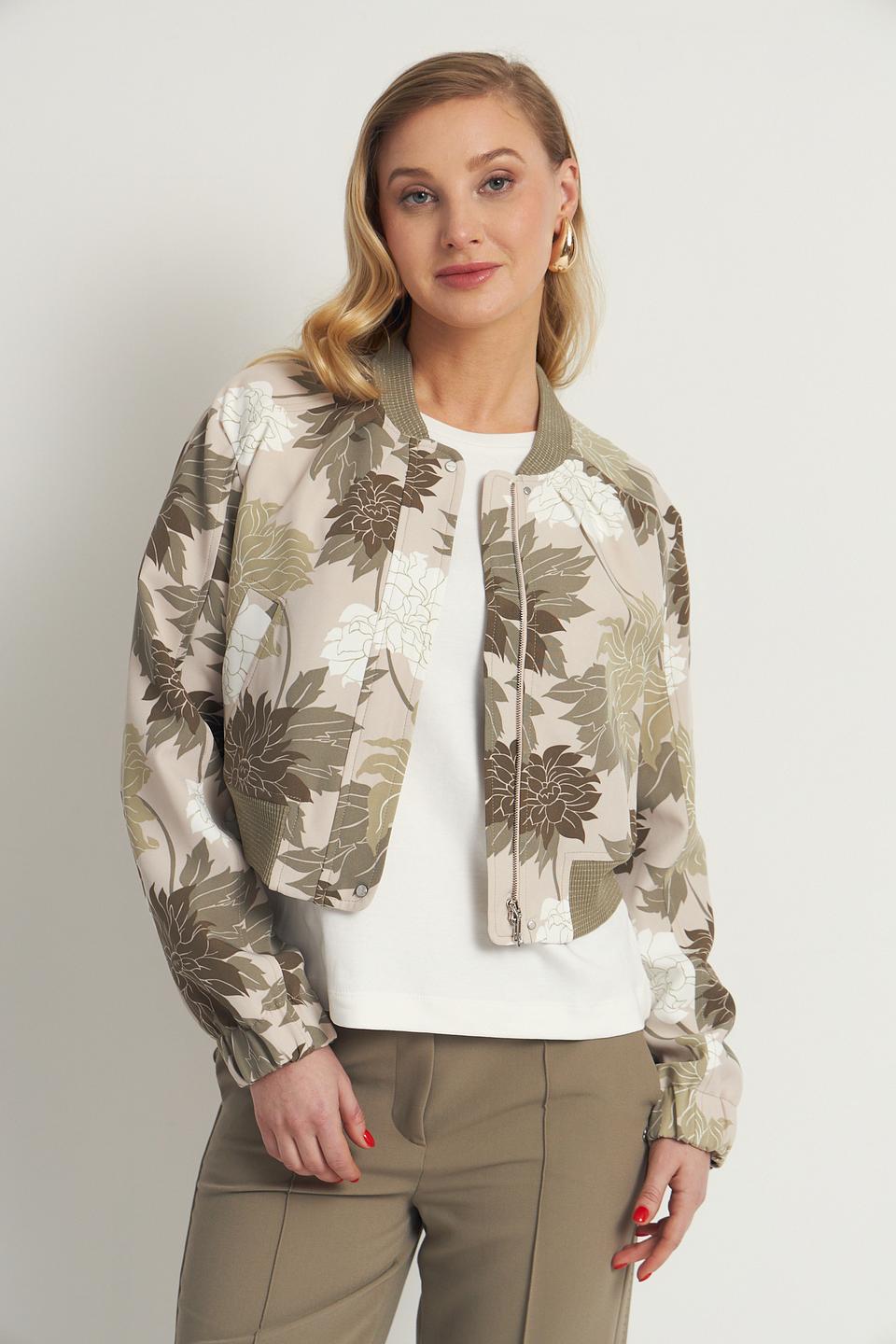 Жакет Marc Cain с цветочным принтом