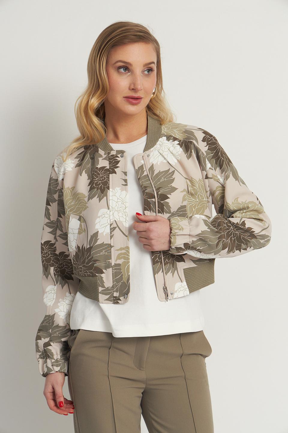 Жакет Marc Cain с цветочным принтом