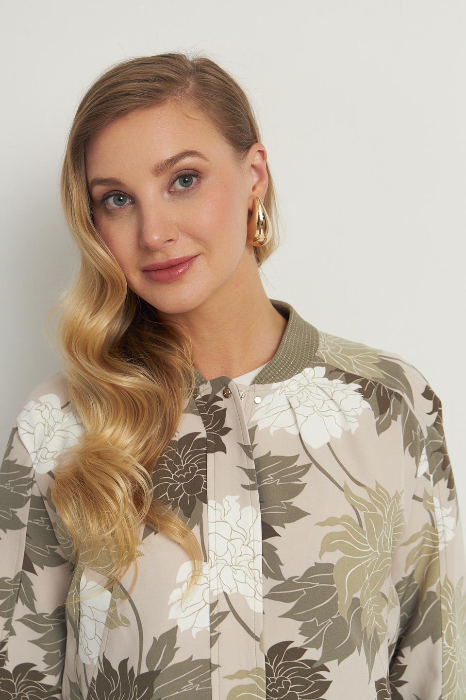 Жакет Marc Cain с цветочным принтом