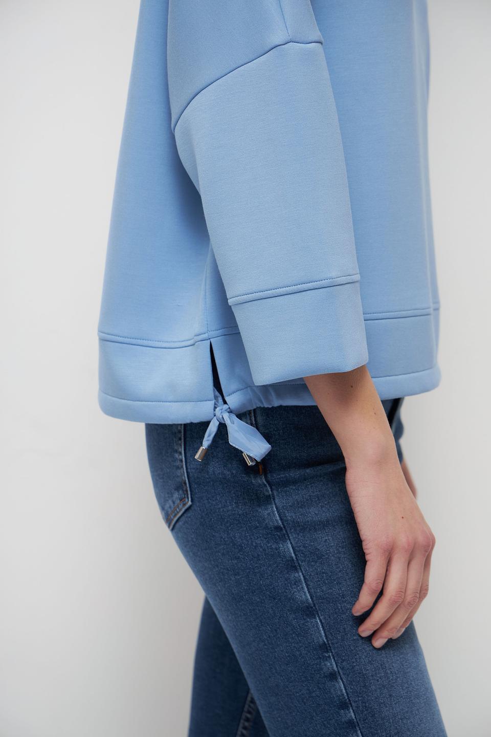 Толстовка Tom Tailor голубая с капюшоном