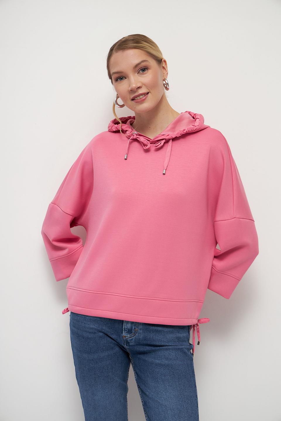 Толстовка Tom Tailor розовая с капюшоном