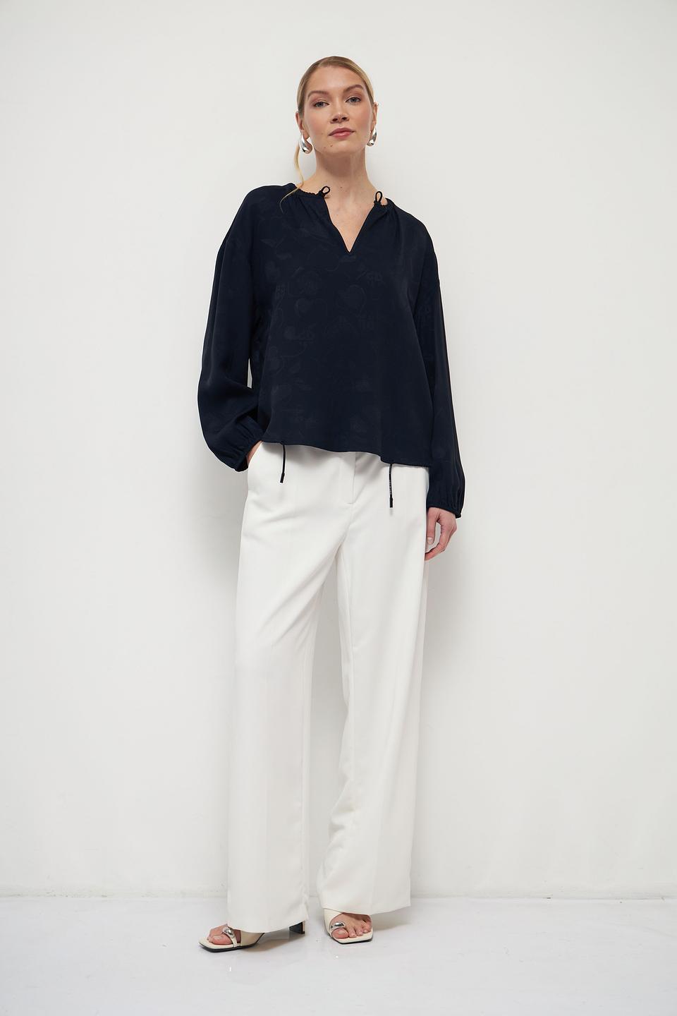 Блузка Marc Cain с цветочным принтом