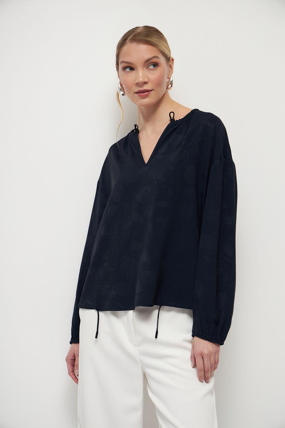 Блузка Marc Cain с цветочным принтом