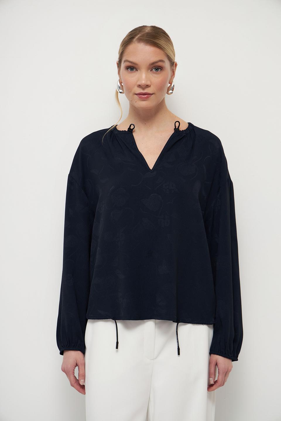 Блузка Marc Cain с цветочным принтом