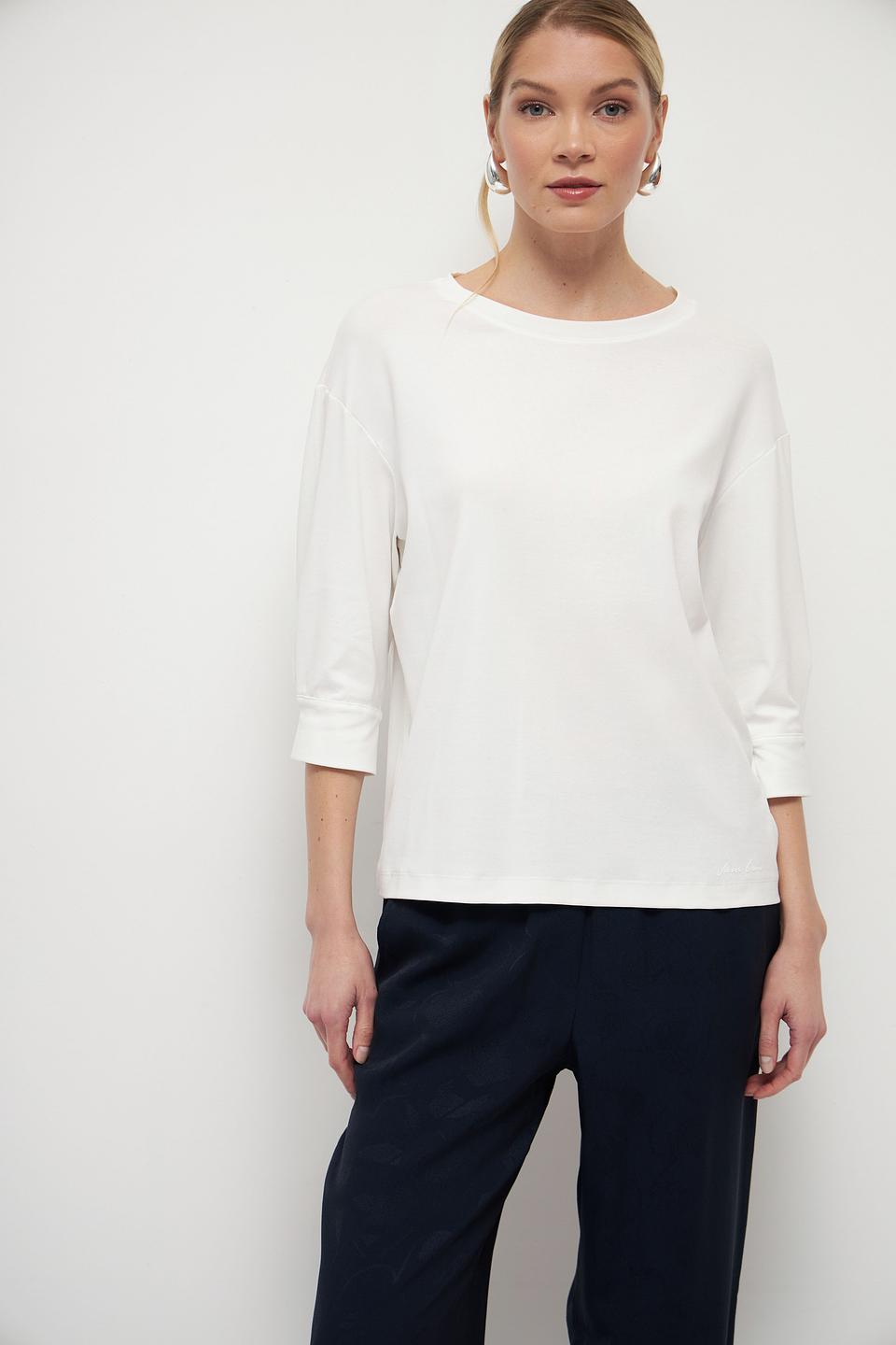 Блуза Marc Cain белый с рукавом 3/4