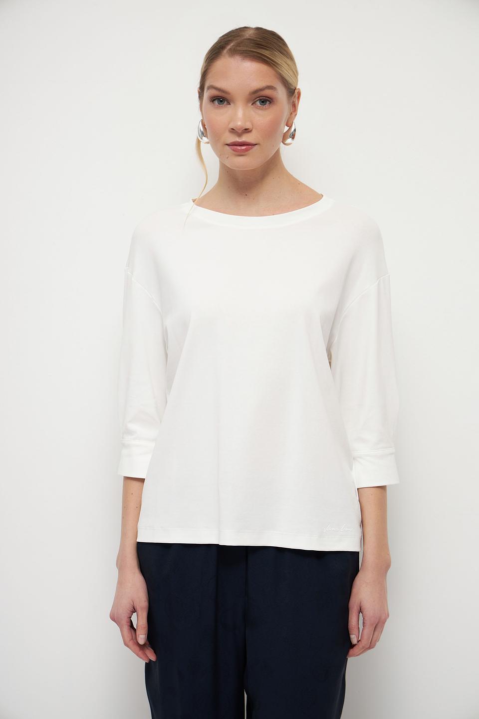 Блуза Marc Cain белый с рукавом 3/4