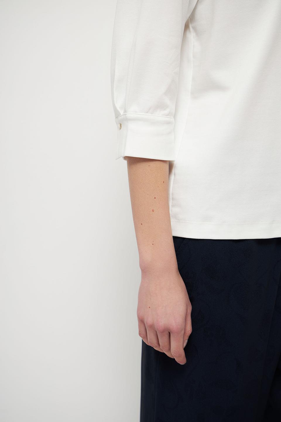 Блуза Marc Cain белый с рукавом 3/4