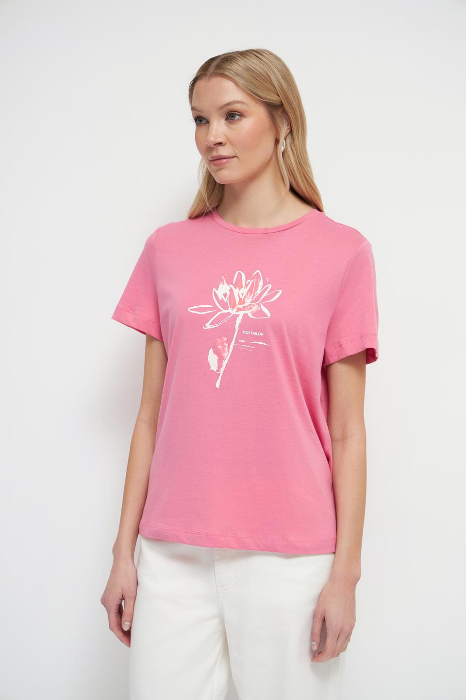 Футболка Tom Tailor с цветочным принтом