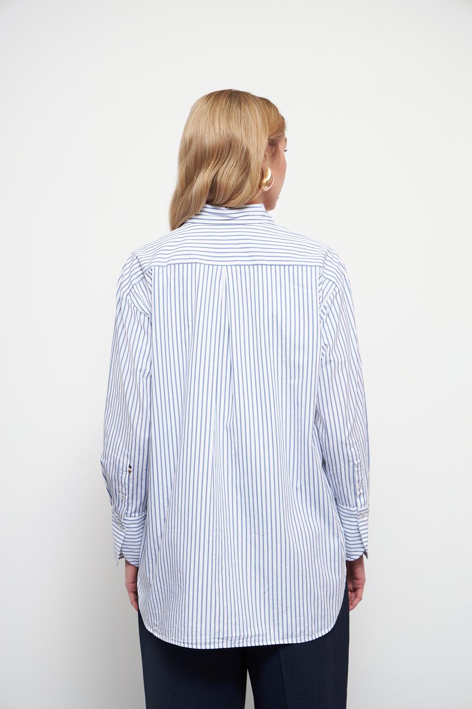 Рубашка Bugatti в полоску