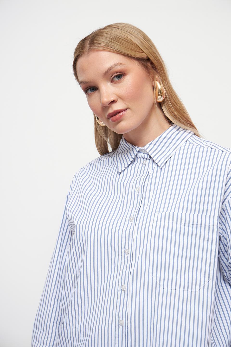 Рубашка Bugatti в полоску