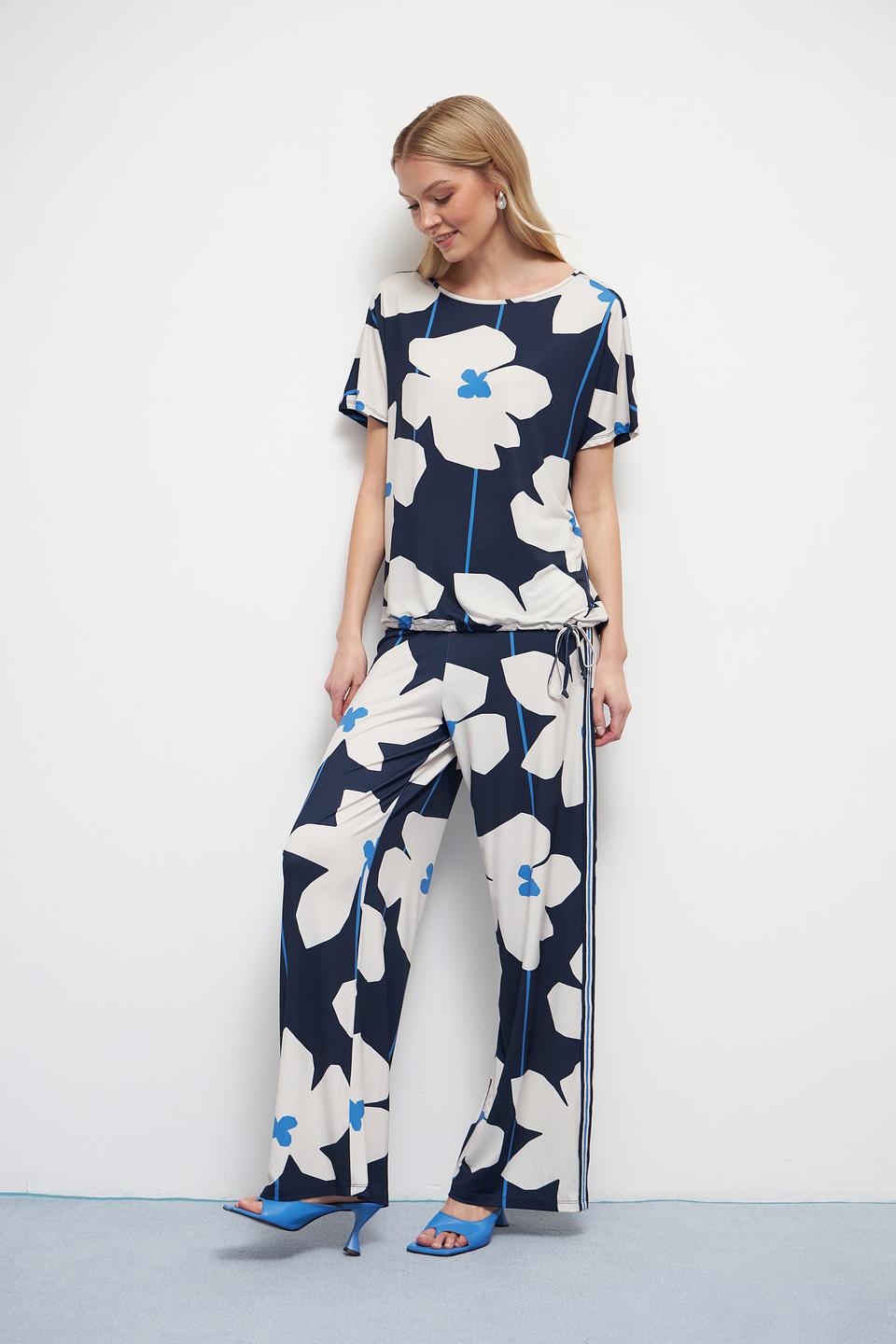 Блуза Oui с цветочным принтом