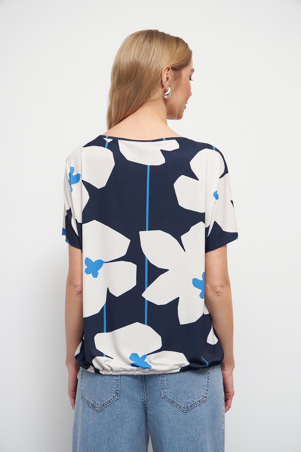 Блуза Oui с цветочным принтом