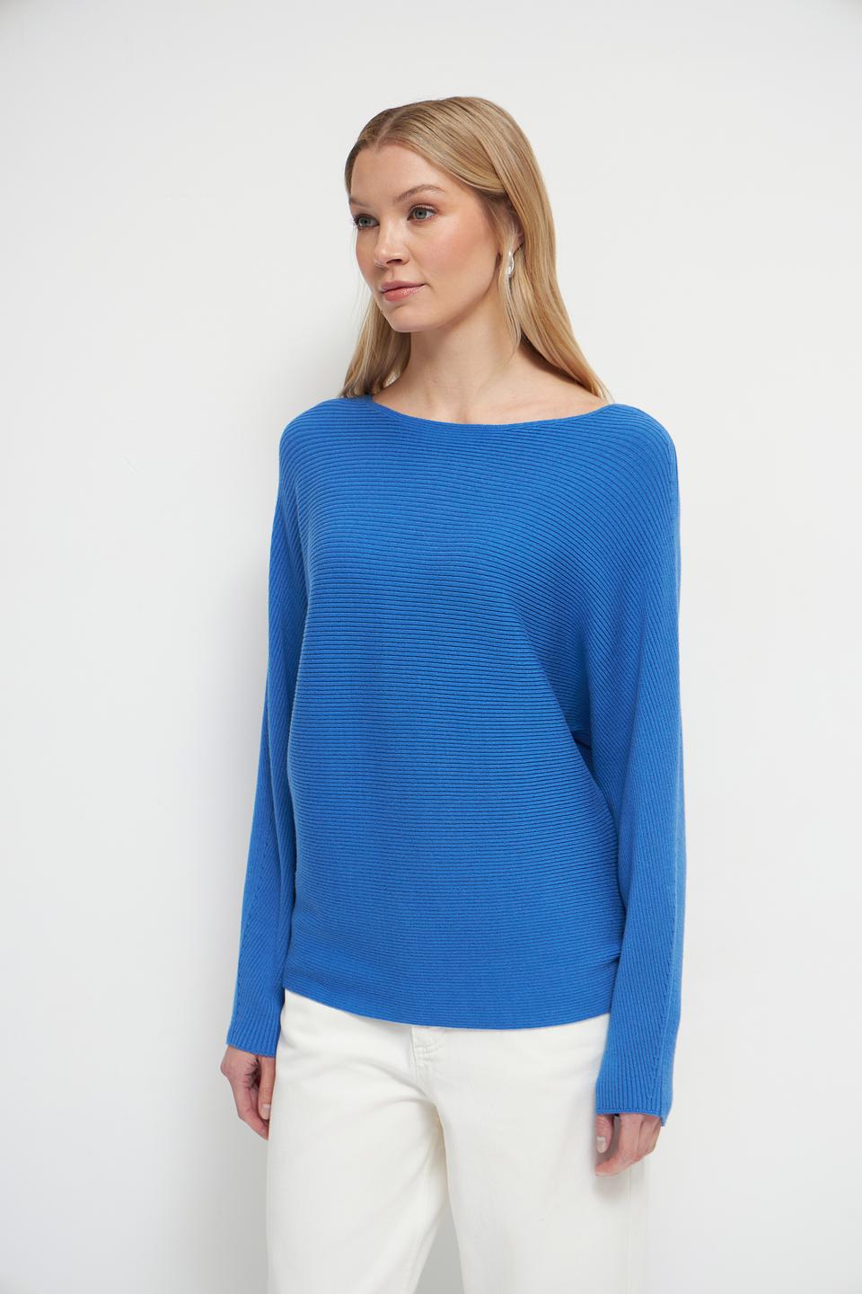 Пуловер Oui женский лазурный